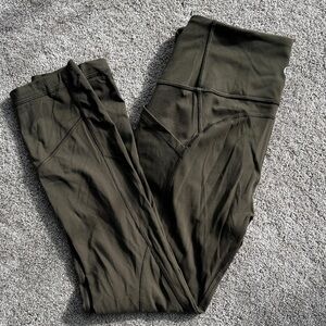 Olive Green Lululemon Women's leggings